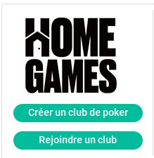Logo des home games sur Pokerstars